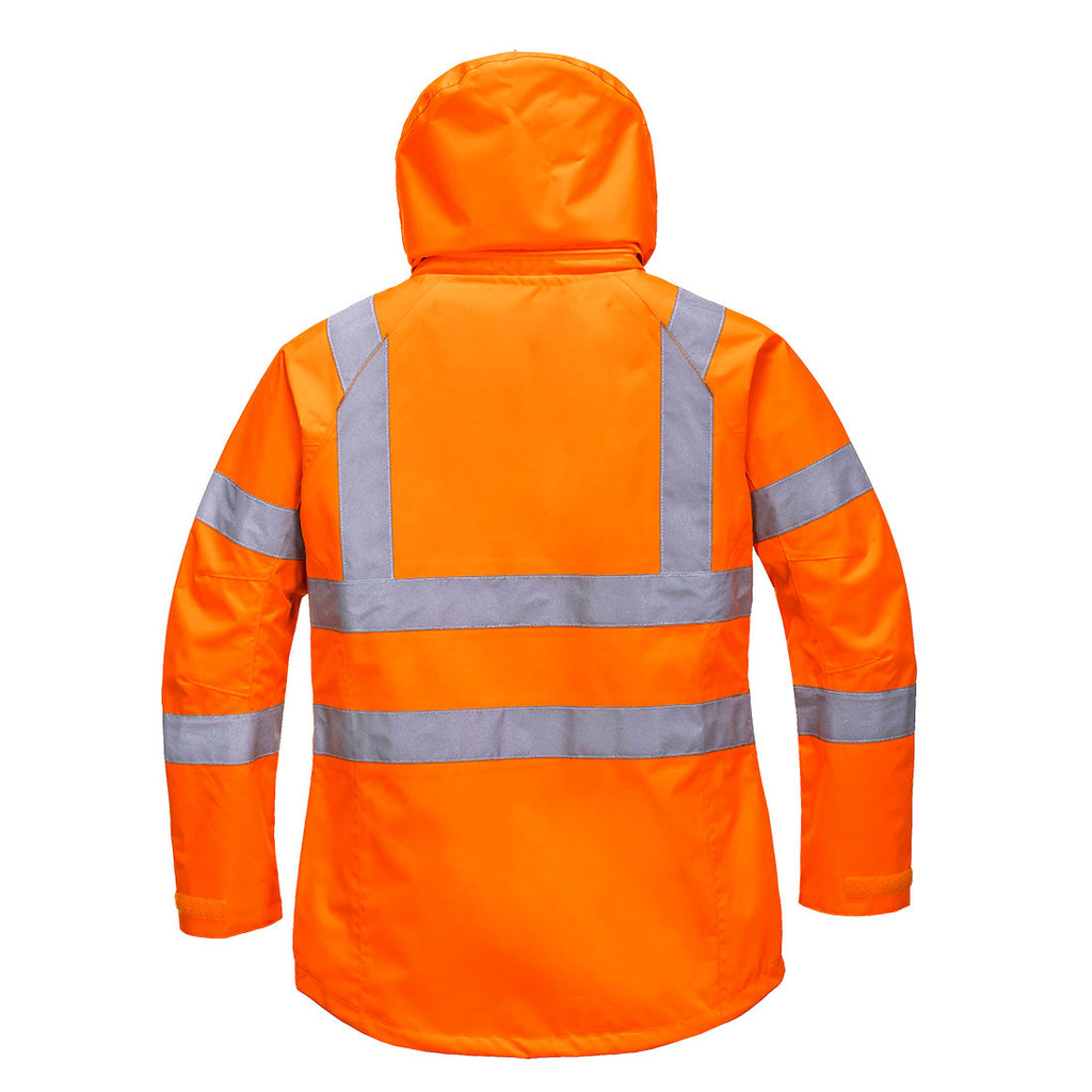 Portwest LW70 Hi-Vis Women's Breathable Rain Jacket
