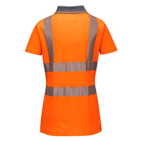 Portwest LW72 Hi-Vis Women's Cotton Comfort Pro Polo Shirt S/S