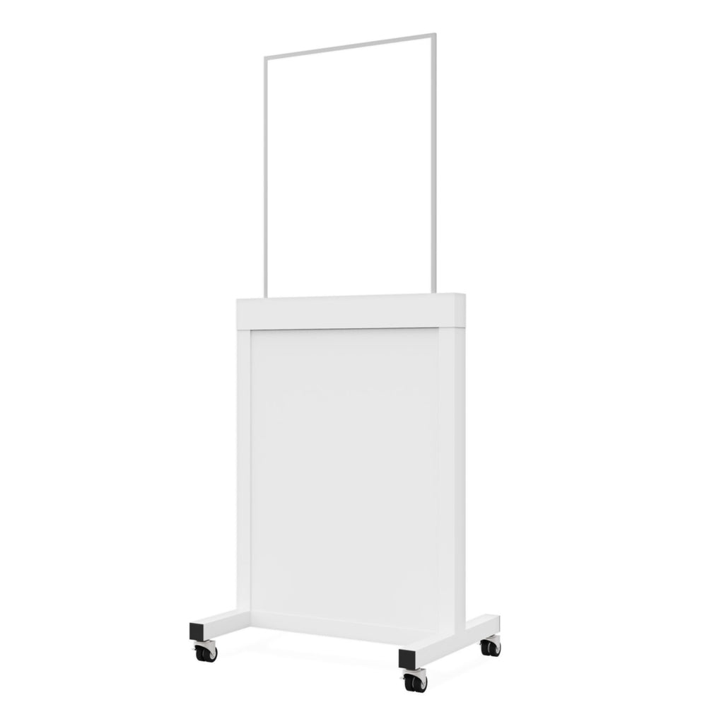 Phillips Safety Collapsible Mobile Leaded Barrier | 2.0mm Pb Eq Protection with 24" x 28" Viewing Window