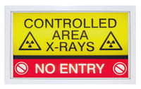 Phillips Safety SIGN-LED-116 Controlled Area X-Rays No Entry LED Sign
