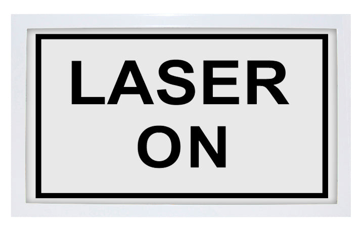 Phillips Safety SIGN-LED/BAT-109 Laser On – LED Sign