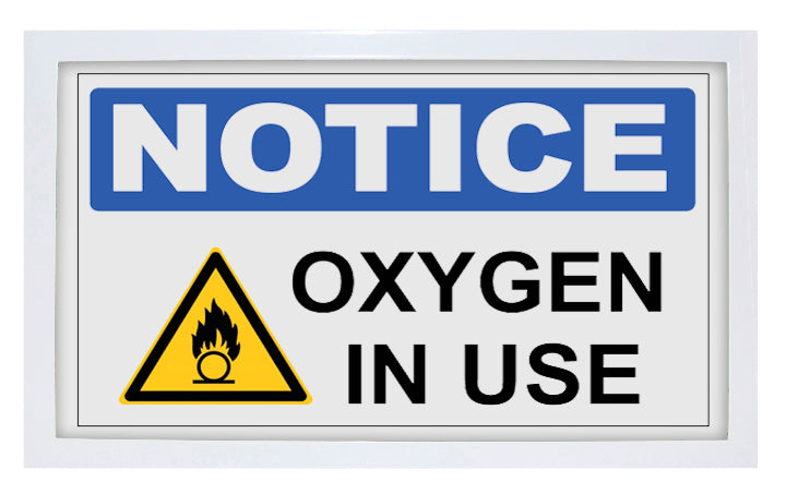 Phillips Safety SIGN-LED-114 Notice Oxygen in Use Led Sign