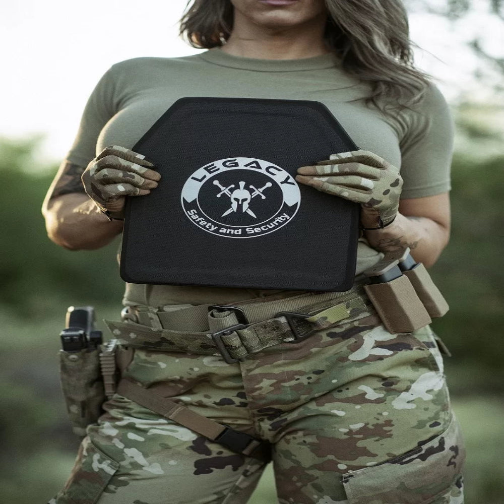 Legacy Safety and Security Level III Ballistic Body Armor Plate | Rugged Multi-Hit Rifle Defense