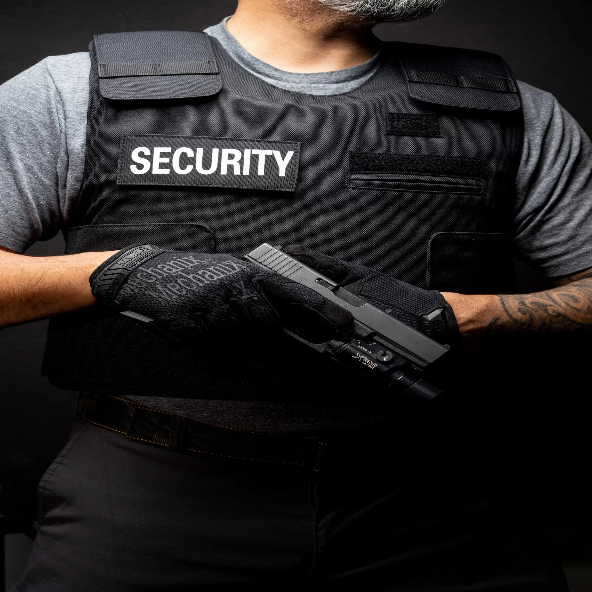 Legacy Safety and Security Level IIIA Full-Coverage Patrol Vest with Integrated Ballistic Soft Armor Panels