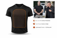 Legacy Safety and Security Empty Armored Shirt (4 Pockets) for Low-Profile Ballistic Carrier Customization