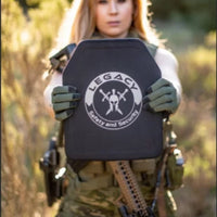Legacy Safety and Security Level IV Multi-Hit Ballistic Plate | Lightweight 5.2lbs Silicon Carbide Armor