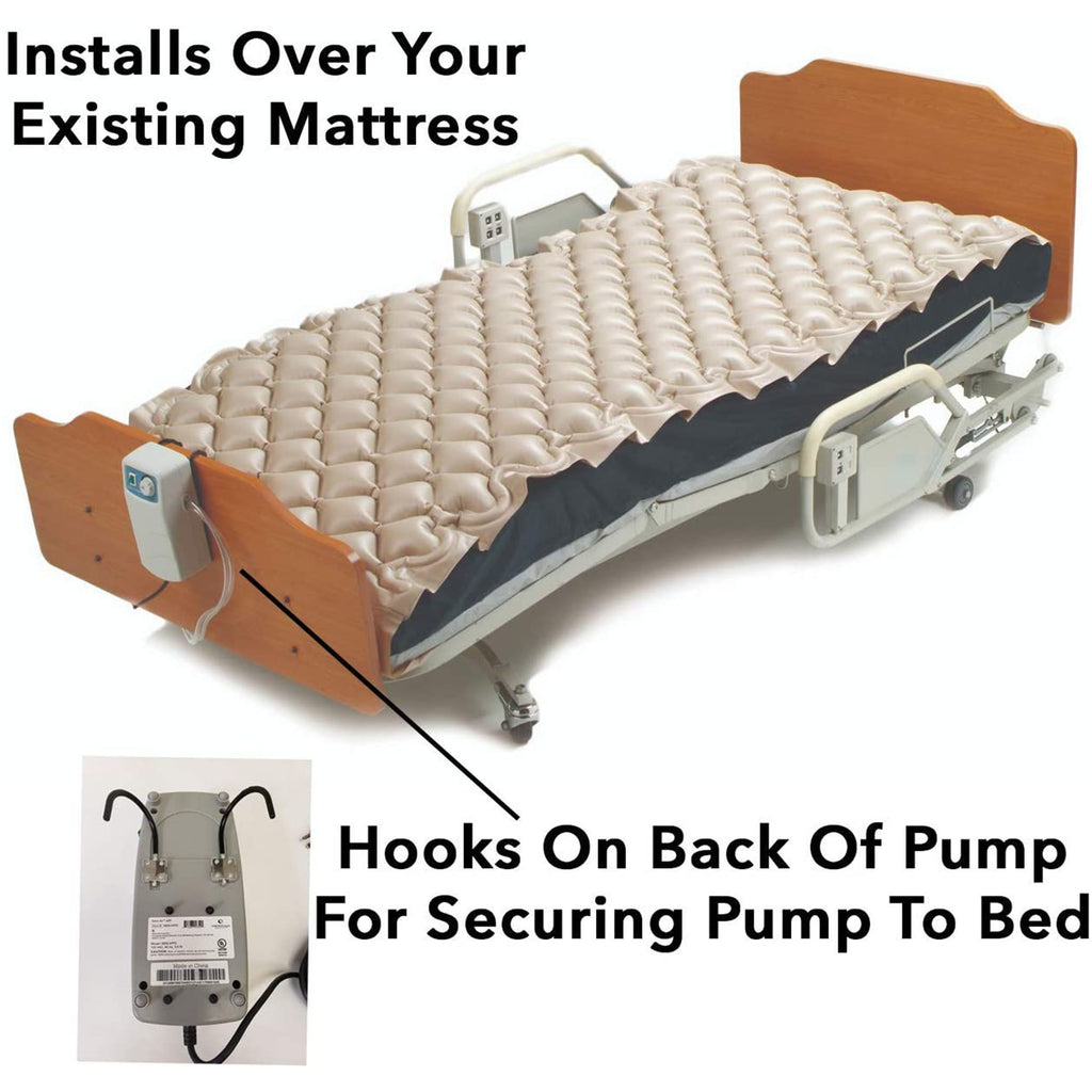 Compass Health SatinAir Alternating Pressure Pump & Pad System - Deluxe Skin Protection