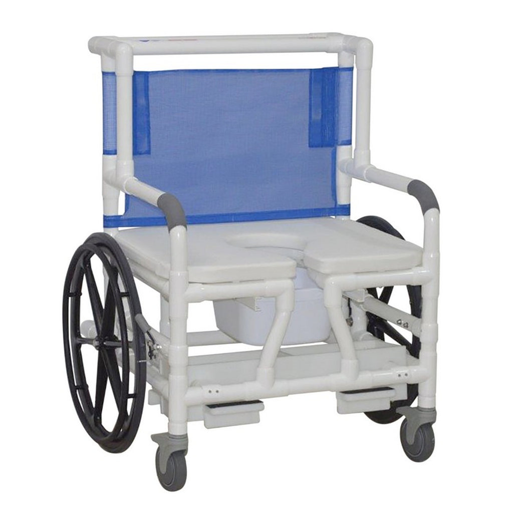 MJM Bariatric Shower and Commode Chair, 600 lb Capacity