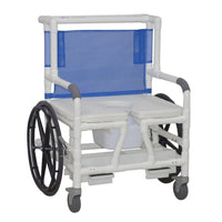 MJM Bariatric Shower and Commode Chair, 600 lb Capacity