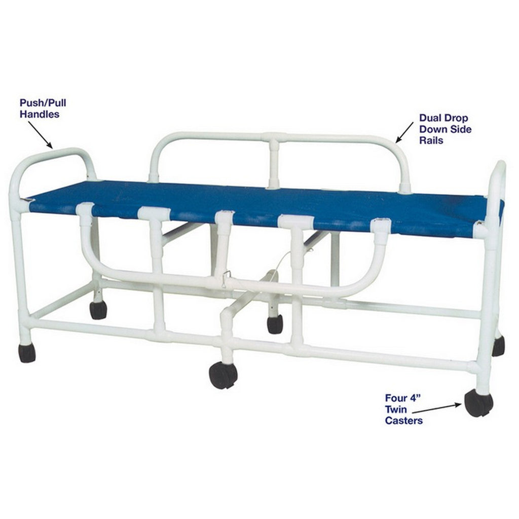 MJM Echo Sling Shower Gurney | Healthcare-Grade PVC Patient Transport & Shower Bed