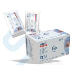 SUBMED Type IIR 3-Ply Surgical Face Mask, Flow packed