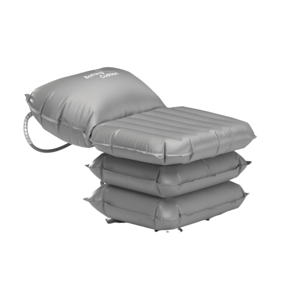 Mangar Bathing Cushion with Airflo 12 Compressor – Inflatable Patient Bath Lift