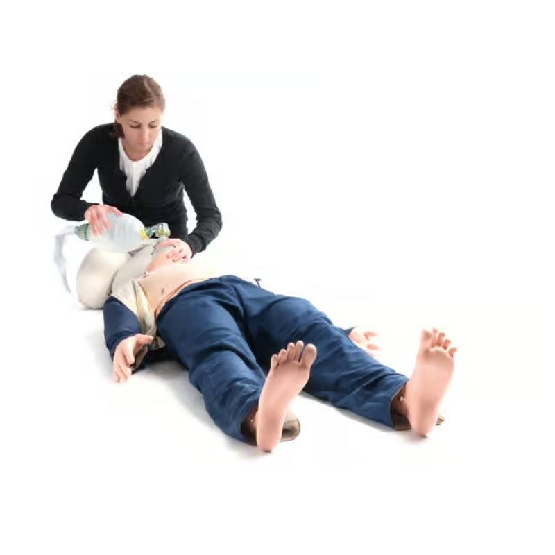 Laerdal MegaCode Kelly Basic Simulator | SimPad and ECG-Capable Full-Body Advanced Life Support (ALS) Training Manikin