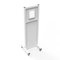 Phillips Safety Mobile Leaded Barrier | 2.0mm PbEq Protection with 12" x 10" Viewing Window