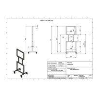 Phillips Safety Mobile Leaded Barrier | 2.0mm PbEq Protection with 24" x 20" Viewing Window