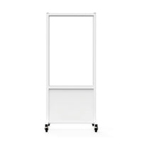Phillips Safety Mobile Leaded Barrier | 2.0mm PbEq Protection with 30" x 48" Large Viewing Window