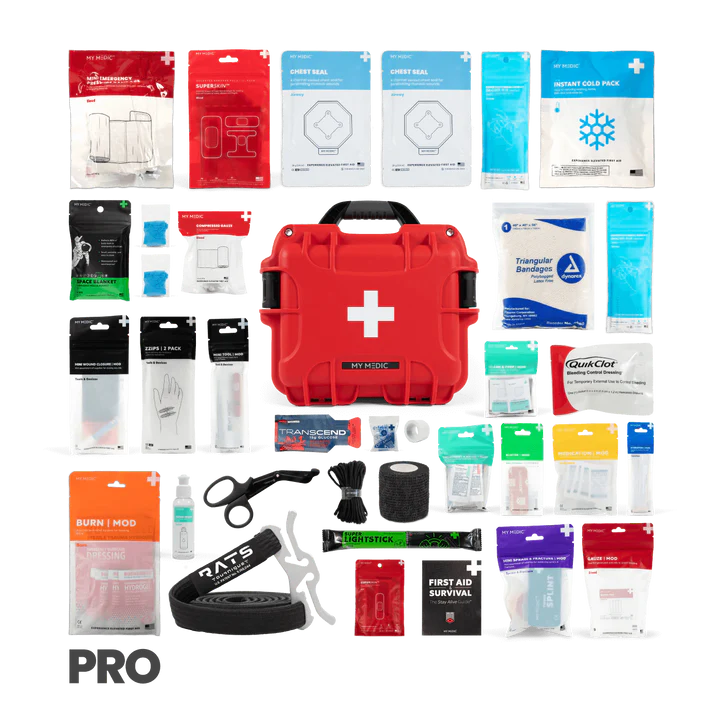 MyMedic MyFAK Large Pro Waterproof Medical & Trauma First Aid Kit (200+ Pieces)