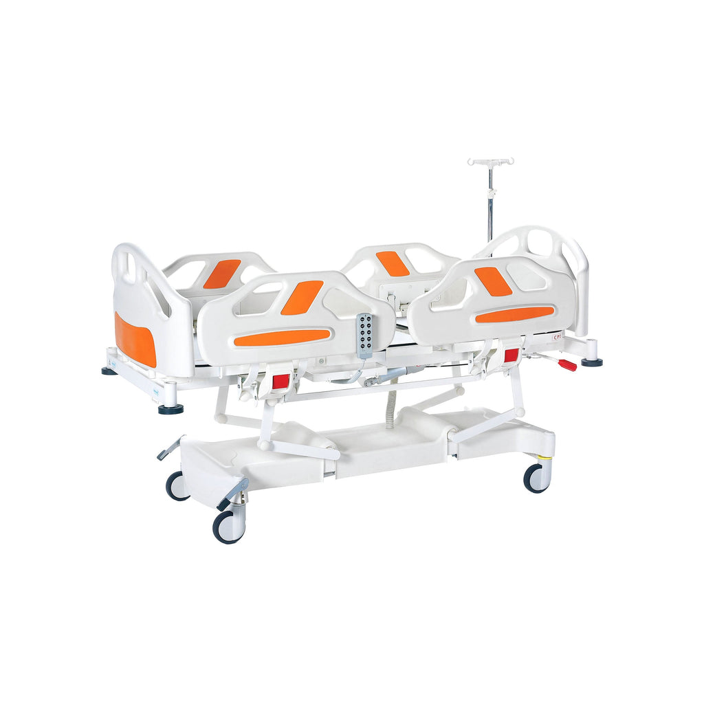 Nitrocare PIPPA 4420P Full Electric Pediatric Hospital Bed with Transparent Safety Rails and Electric Hi-Lo