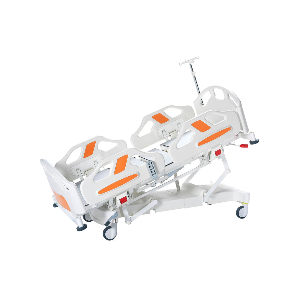 Nitrocare PIPPA 4420P Full Electric Pediatric Hospital Bed with Transparent Safety Rails and Electric Hi-Lo