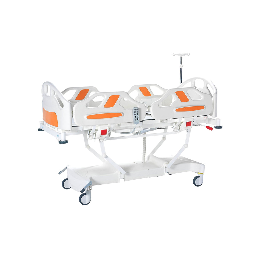 Nitrocare PIPPA 4420P Full Electric Pediatric Hospital Bed with Transparent Safety Rails and Electric Hi-Lo