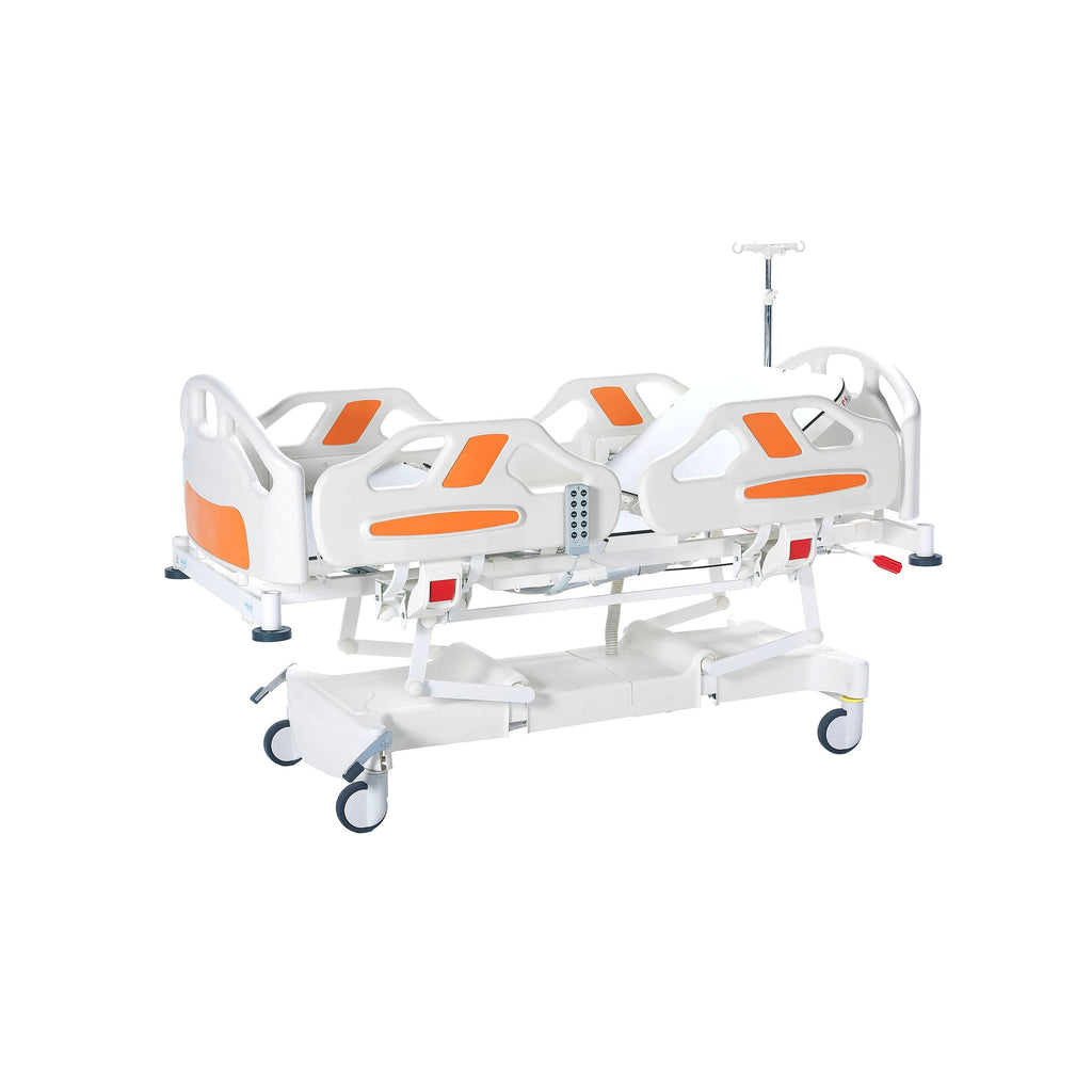 Nitrocare PIPPA 4420P Full Electric Pediatric Hospital Bed with Transparent Safety Rails and Electric Hi-Lo