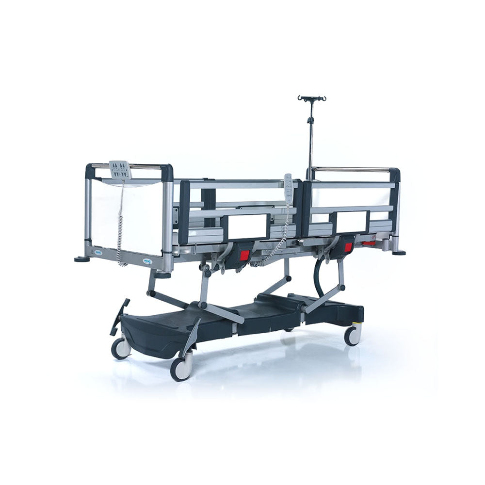 Nitrocare SENNA 4430P Full Electric Pediatric ICU Bed with Molded Side Rails and Electric Hi-Lo