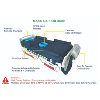 ObboMed OB-3600 Ultra Air Mattress - Low Air Loss with 15° Self-Rotation and Alternating Pressure for Ulcer Prevention