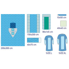 SUBMED Sterile Knee Arthroscopy Surgical Pack