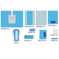 SUBMED Sterile Shoulder Arthroscopy Surgical Set