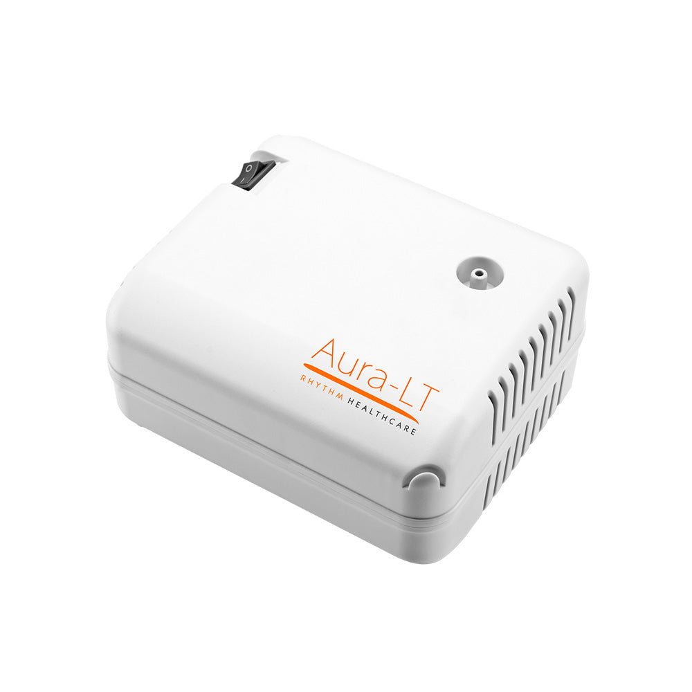 Rhythm Healthcare Aura-LT Portable Aerosol Machine – Lightweight Medical Compressor Nebulizer System