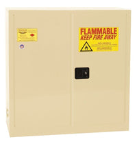 Justrite PI30X Paint Ink Safety Cabinet 3 Shelves 2 Door Sliding Self Close, 40 Gallon