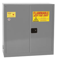 Justrite PI32X Paint Ink Safety Cabinet 40 Gallon 3 Shelves 2 Door Manual Close