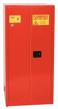 Justrite PI62X Paint Ink Safety Cabinet 5 Shelves 2 Door Manual Close, 96 Gallon