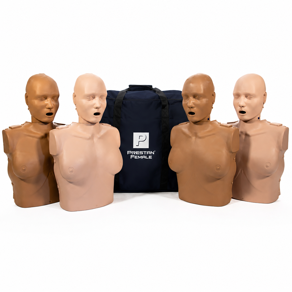 Prestan PP-AFM-400M-MSDS Professional Female Manikin Diversity Kit, 4-Pack