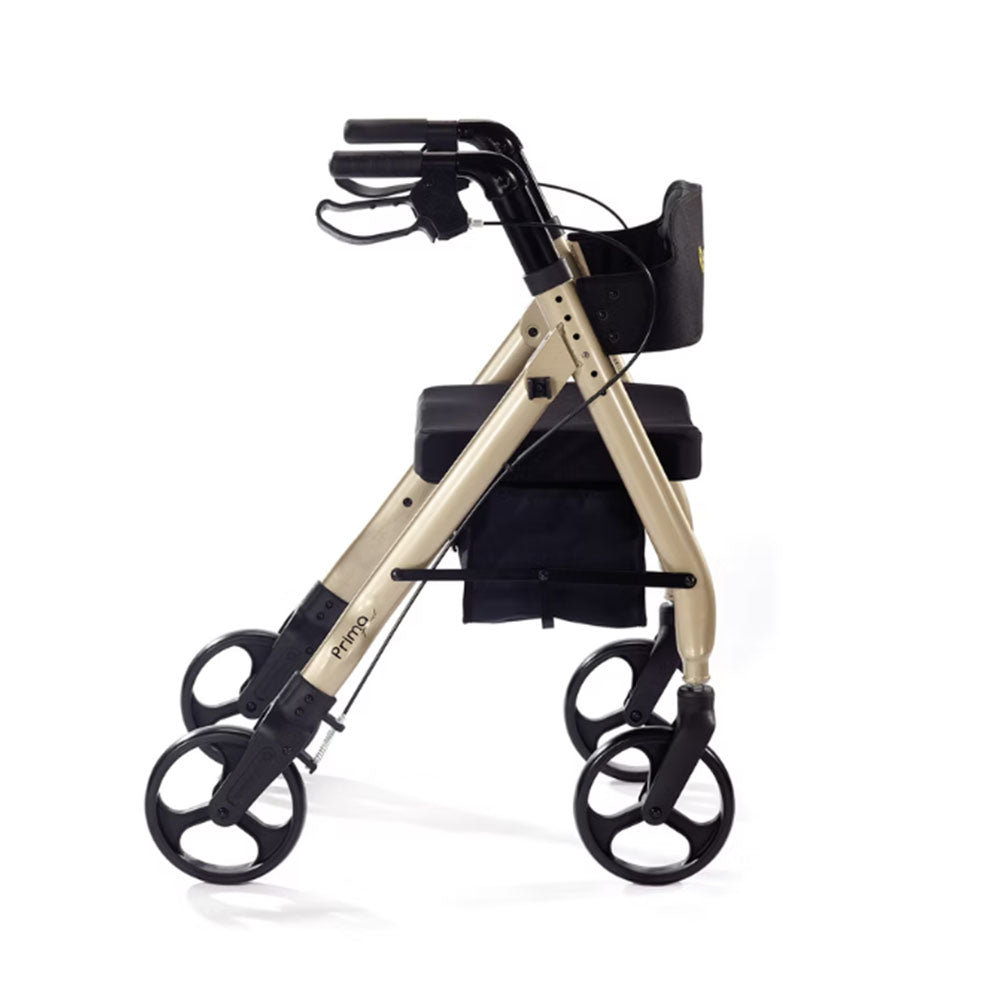 COMODITÀ Prima Special Rolling Walker | Extra-Comfort Orthopedic Seating and Heavy-Duty 400 lb Support