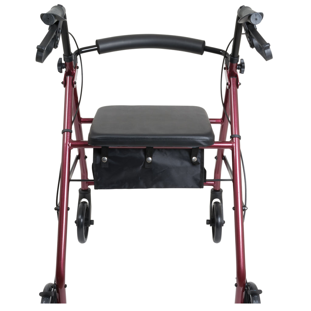 Compass Health ProBasics Aluminum Rollator with 6” Wheels – Lightweight Mobility Support for Home and Travel