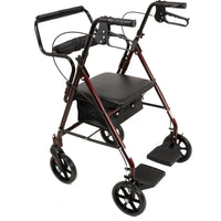 Compass Health ProBasics® Aluminum Transport Rollator with 8” Wheels