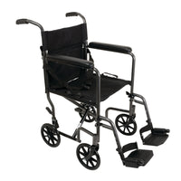 Compass Health ProBasics Aluminum Transport Chair with Footrest