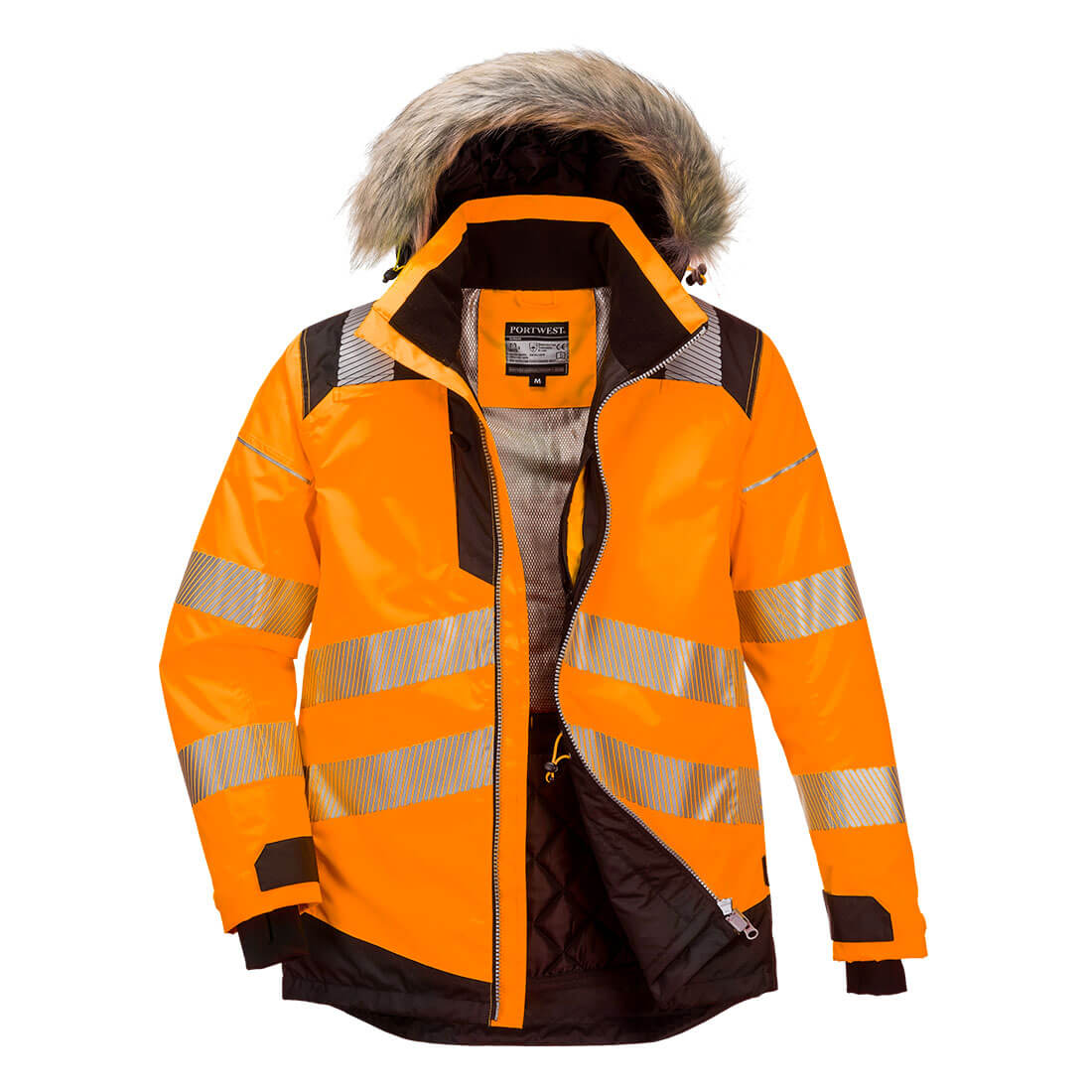 Portwest PW369 PW3 Hi-Vis Winter Parka Jacket