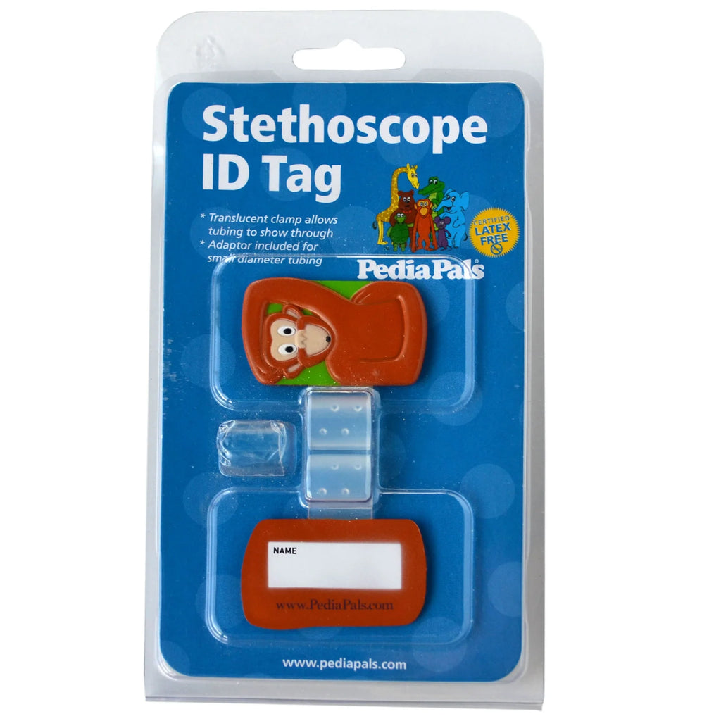 Pedia Pals Chimp Stethoscope ID Tag