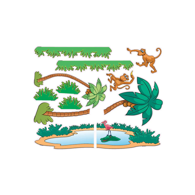 Pedia Pals Jungle Theme Pediatric Office Environment Pack – Complete Patient-Friendly Clinical Exam Room Decor System