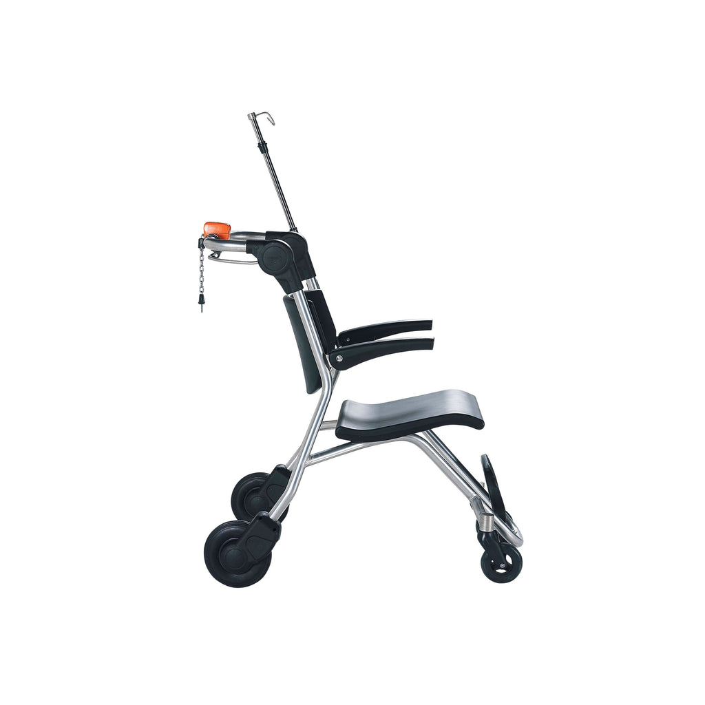 Nitrocare BRIO X5 Lightweight Patient Transport Wheelchair with Central Braking and Folding Frame
