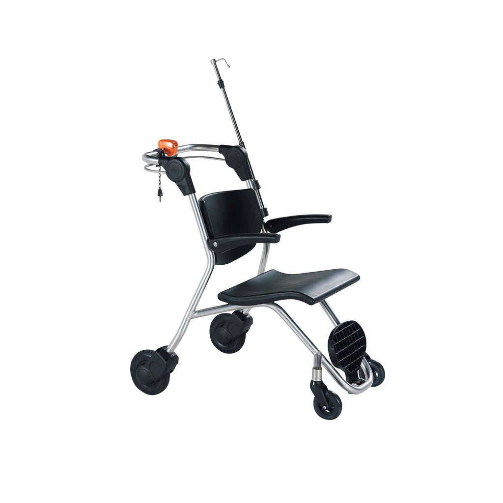Nitrocare BRIO X5 Lightweight Patient Transport Wheelchair with Central Braking and Folding Frame