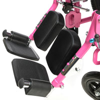 Proactive Medical Blaze Pediatric Wheelchair with Height-Adjustable Push Handles and Cushion Support