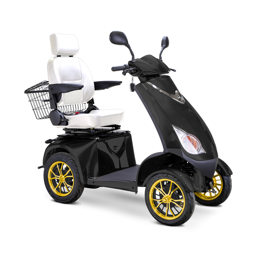 Bespoke Platinum 4-Wheel Mobility Scooter – Automatic Electric Braking for Smooth Home & Outdoor Freedom