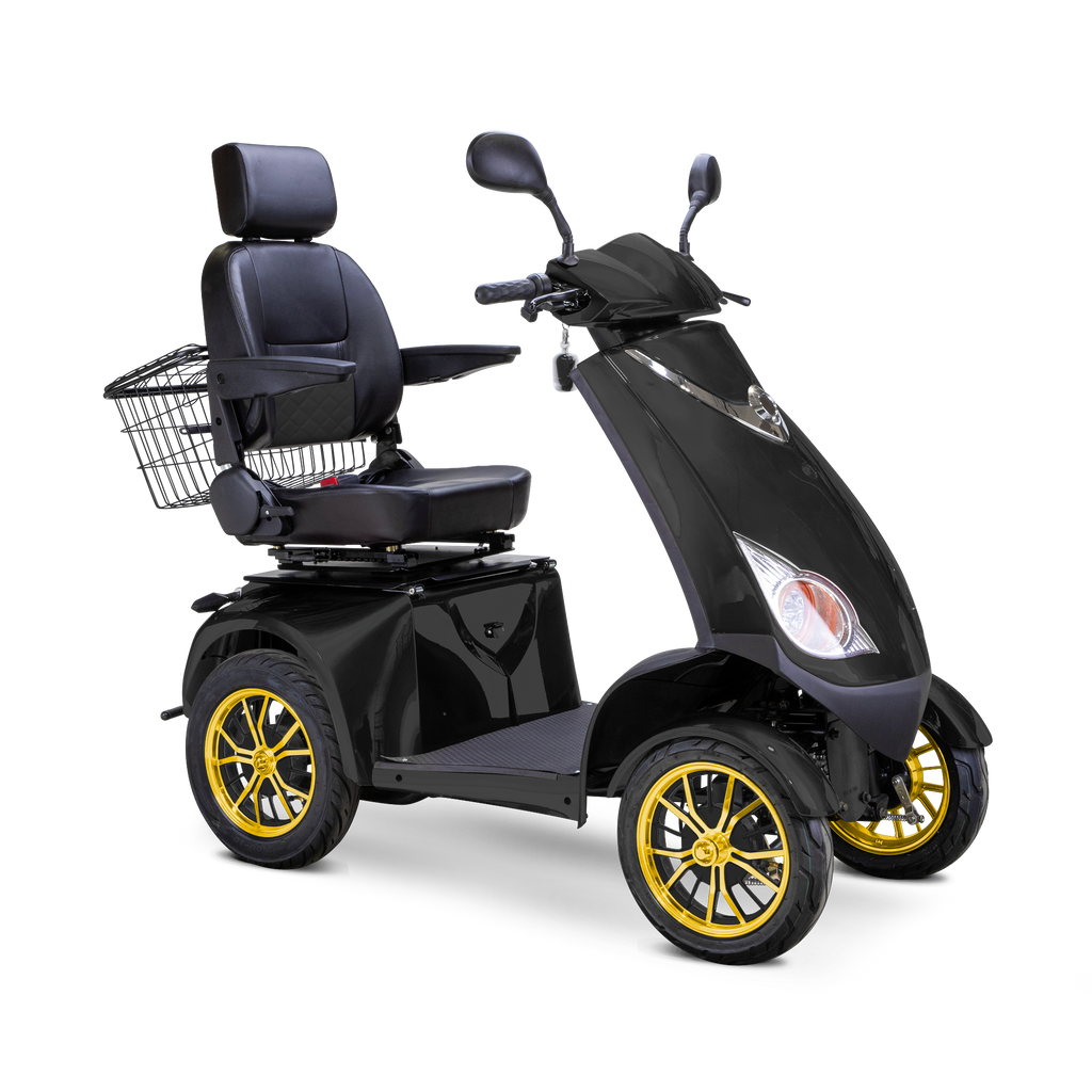 Bespoke Platinum 4-Wheel Mobility Scooter – Automatic Electric Braking for Smooth Home & Outdoor Freedom