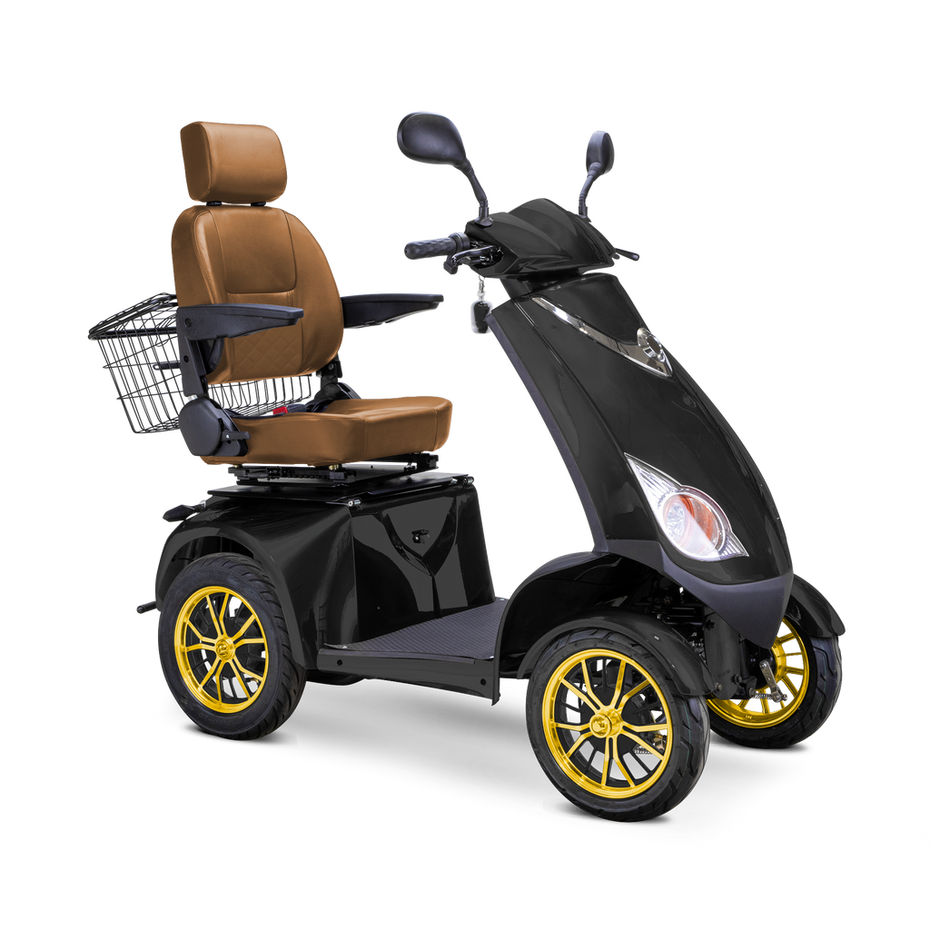 Bespoke Platinum 4-Wheel Mobility Scooter – Automatic Electric Braking for Smooth Home & Outdoor Freedom