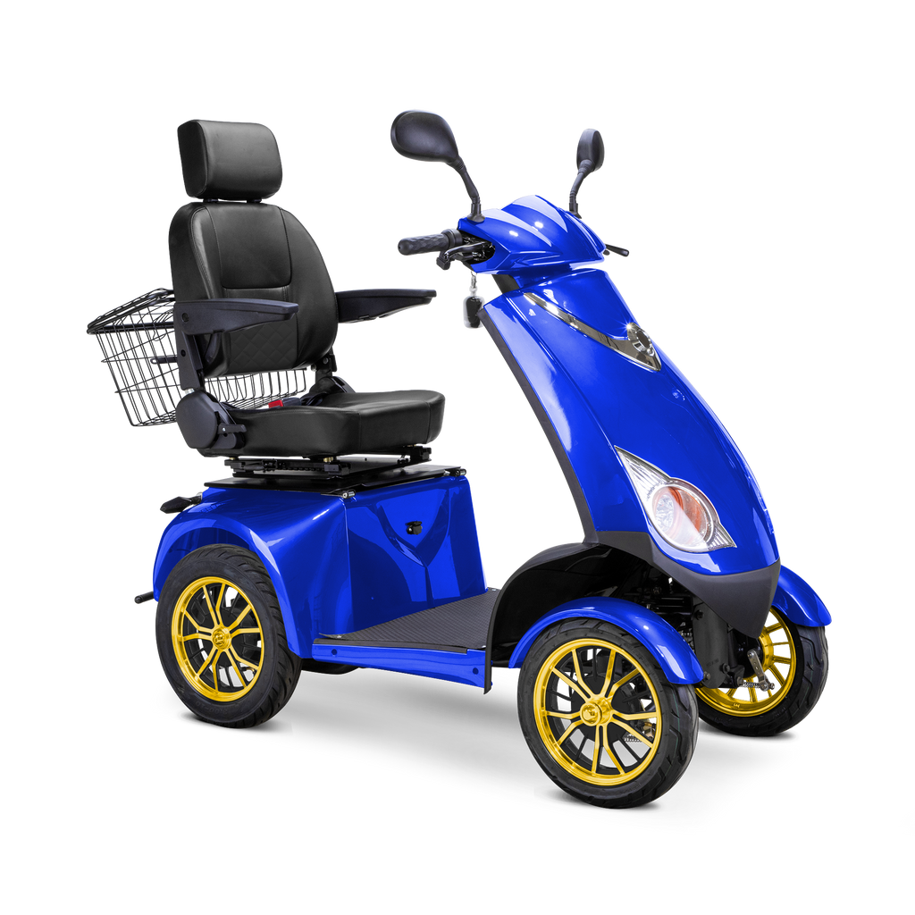 Bespoke Platinum 4-Wheel Mobility Scooter – Automatic Electric Braking for Smooth Home & Outdoor Freedom