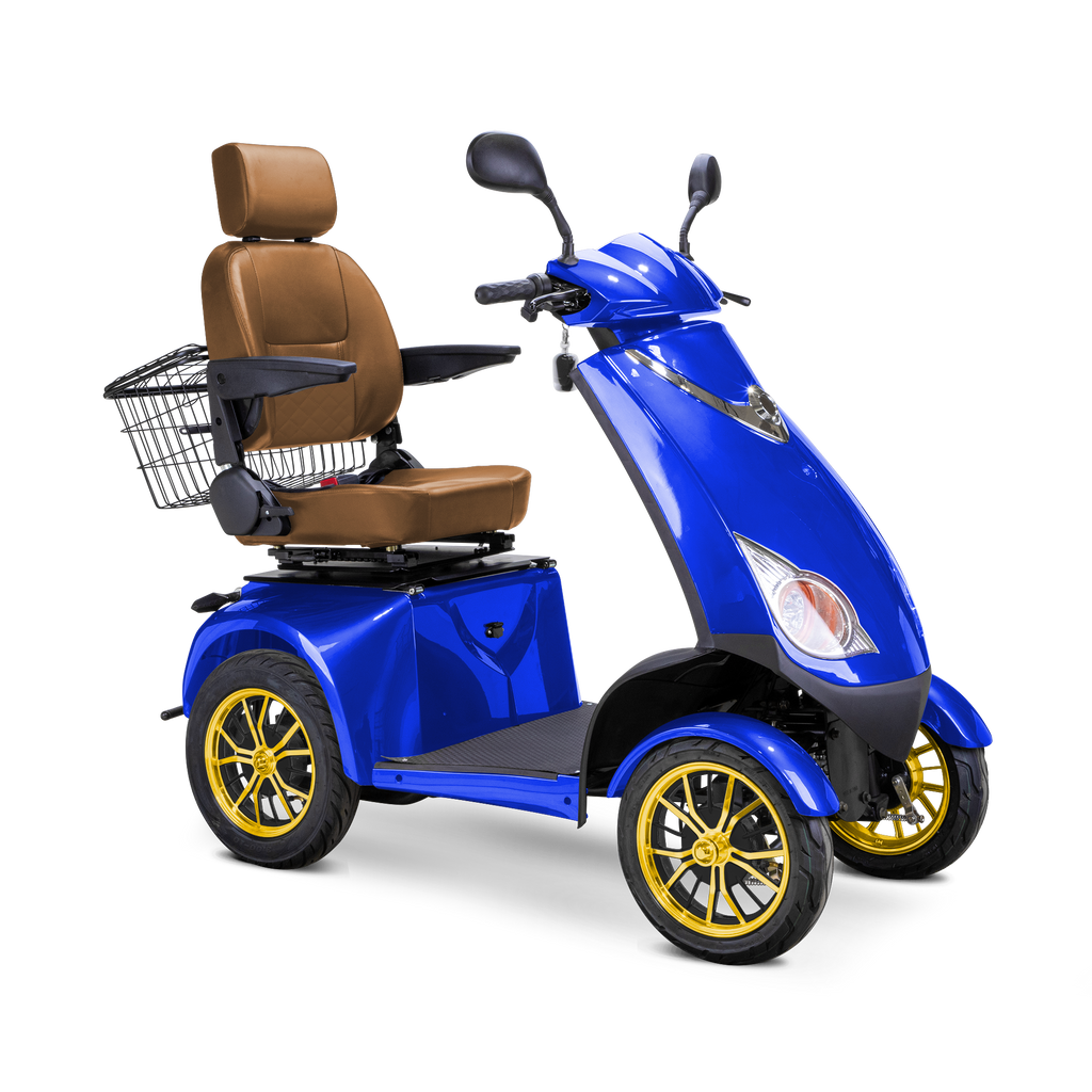 Bespoke Platinum 4-Wheel Mobility Scooter – Automatic Electric Braking for Smooth Home & Outdoor Freedom