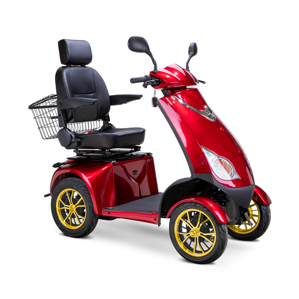 Bespoke Platinum 4-Wheel Mobility Scooter – Automatic Electric Braking for Smooth Home & Outdoor Freedom